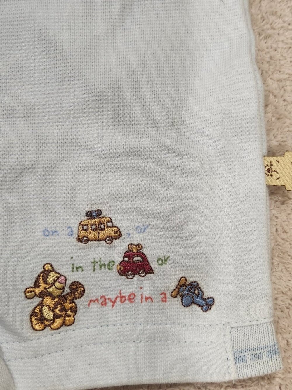 Disney - Baby Boys' 2-Pc "Going on a Trip" Shortall Set - Picture 4 of 5